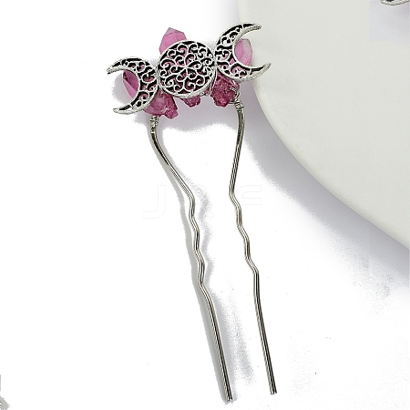 Natural Crystal Hair Forks PW-WG4639D-03-1