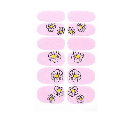 Flower Series Full Cover Nail Decal Stickers MRMJ-T109-WSZ463-1