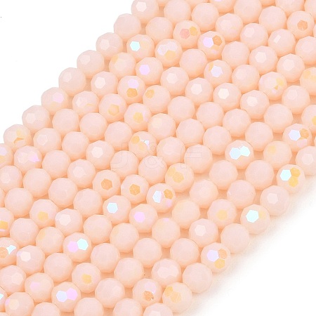 Imitation Jade Glass Beads Strands EGLA-A035-J6mm-L08-1-1