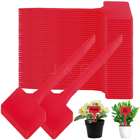 50Pcs Plastic Plant Labels FIND-SP0005-64C-1