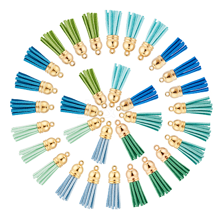 Faux Suede Tassel Pendant Decorations FIND-PH0002-57A-1