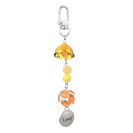 Handmade Polymer Clay & Acrylic & Resin & Glass Pendant Decorations KEYC-FS00037-03-1