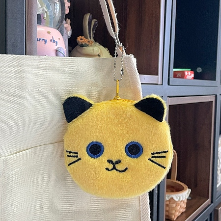 Cartoon Cat Plush Pouches PW-WG30A97-03-1