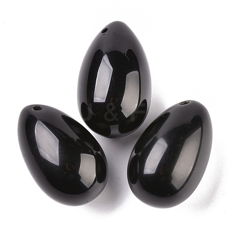 Natural Obsidian Pendants G-P438-F-05-1