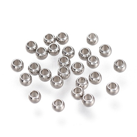 Tarnish Resistant 202 Stainless Steel Beads STAS-M286-03E-1