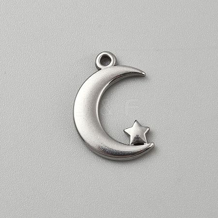 304 Stainless Steel Pendants STAS-WH20010-010B-1