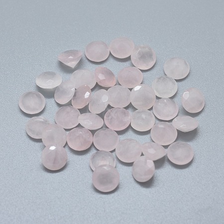 Natural Rose Quartz Cabochons G-F656-19A-1