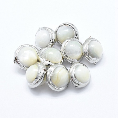 Shell Pearl Beads PEAR-P057-02P-1