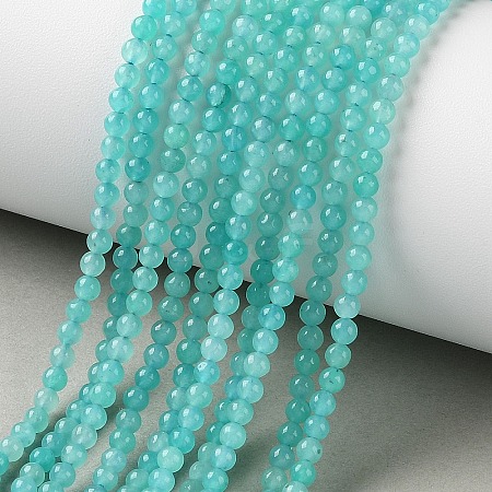 Natural Amazonite Beads Strands G-Z150-B01-3mm-1