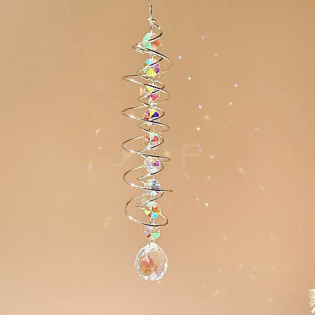 Teardrop Glass Suncatchers PW-WG78AA0-04-1