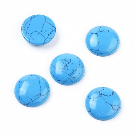 Synthetic Turquoise Cabochons G-L510-12E-07-1