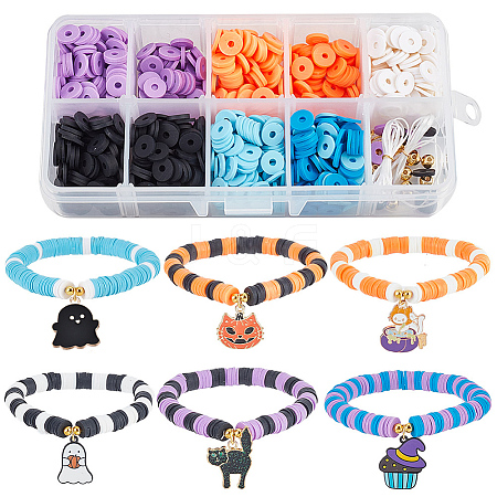 Halloween Bracelets Making Kit DIY-SC0021-94-1