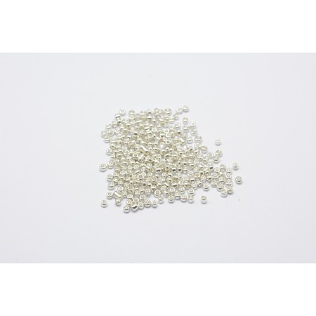 12/0 Electroplate Glass Seed Beads SEED-Q003-S-1
