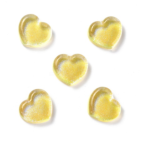 Transparent Resin Cabochons CRES-P019-04G-1