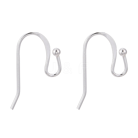 925 Sterling Silver Earring Hooks X-STER-I014-10S-1