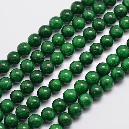 Natural Malaysia Jade Beads Strands G-A146-8mm-B04-1