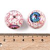 Printing & UV Plating Opaque Acrylic Beads OACR-Z035-07-3