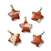 Natural Red Jasper Pendants GG-K002-10M-1