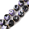 Natural Fire Crackle Agate Beads Strands G-U023-A17-01-2