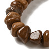 Natural Wood Lace Stone Wooden Jasper Beads Strands LS-G-B078-G01-01-4