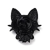 Black Alloy Brooches JEWB-C032-08A-EB-2