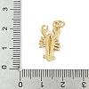 Brass Enamel Pendants X-KK-C110-22B-02G-3