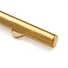Brass Slide On End Clasp Tubes KK-TA0007-29G-6