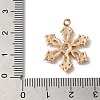 Brass Micro Pave Cubic Zirconia Pendants KK-C062-086G-3