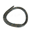 Electroplate Glass Beads Strands GL-CBAA615-01B-2
