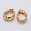 Brass Sew on Prong Settings KK-E753-06LG-10x14-3
