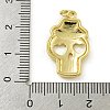 Halloween Theme Rack Plating Brass Pendants KK-Z067-18G-03-3