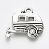 Tibetan Style Alloy Pendants TIBE-T010-24AS-RS-1