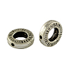 Tibetan Style Alloy Ring Bead Frames TIBEB-5063-AS-NR-1