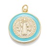 Brass Enamel Pendants KK-G399-01-3