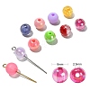 200Pcs 10 Styles Opaque Acrylic Beads MACR-CJ0001-46-2