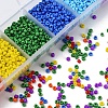 3500Pcs 7 Style 12/0 Glass Round Seed Beads SEED-YW0001-36-8