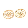 Brass with Crystal Rhinestone Pendants RB-CBA35BD-02G-2
