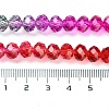 Transparent Painted Glass Beads Strands X1-DGLA-A034-T8mm-A24-3