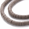 Handmade Polymer Clay Bead Strands CLAY-T002-6mm-52-3