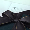 14.3~15M Polyester Gold Edged Grosgrain Ribbon OCOR-LP0004-24A-3