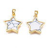 Real 18K Gold Plated Brass Pendants KK-N233-173A-01A-2