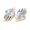 Religion Printed Alloy Pendants AL-CBA7256-24G-02-3