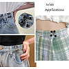 6 Sets 3 Style Adjustable Waist Extender Buckle FIND-TA0001-75-14