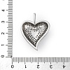 Brass Micro Pave Cubic Zirconia Pendants KK-S510-32GP-04-3