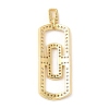 Brass with Cubic Zirconia Pendants KK-Q781-05G-2