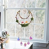 Moon & Star Natural Gemstome Hanging Suncatchers RN-CBA387D-03G-2