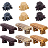 12Pcs 2 Styles Resin Benches DJEW-GF0001-81-6
