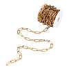 Ion Plating(IP) 304 Stainless Steel Paperclip Chains YS-TAC0003-02G-2