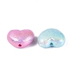 Luminous Opaque UV Plating Acrylic Beads OACR-Q204-21-3
