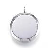 316 Surgical Stainless Steel Diffuser Locket Pendants STAS-E112-20E-3